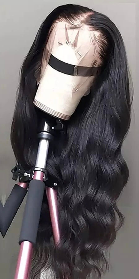 HD transparent lace front wig