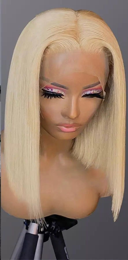 613 blonde bob Lace front wig