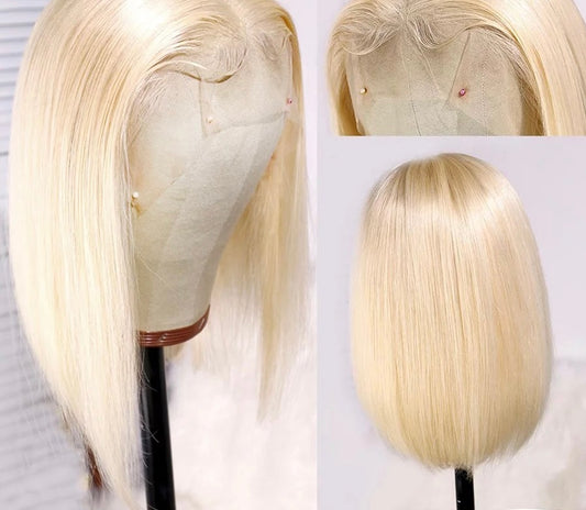 613 blonde bob Lace front wig